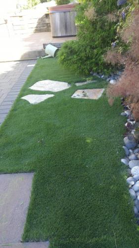 Artificial turf installed (13 Ave)_4