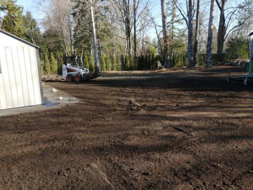 Grading and sod installation 1